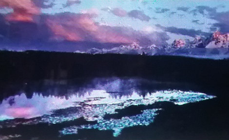 First Light - Grand Teton - Wyoming Panorama - Thomas Mangelsen