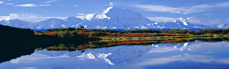 Reflections of Denali 1998 Huge Panorama - Thomas Mangelsen