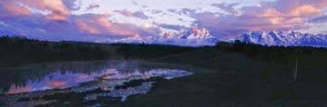 First Light - Grand Teton Panorama - Thomas Mangelsen First Light - Grand Teton Panorama - Thomas Mangelsen