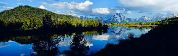 Summer on Oxbow Bend Panorama - Thomas Mangelsen Summer on Oxbow Bend Panorama - Thomas Mangelsen