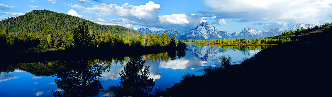 Summer on the Oxbow Bend 1996 Huge Panorama by Thomas Mangelsen