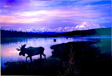 Morning At Wonder Lake 1998 Panorama - Thomas Mangelsen