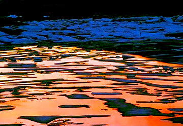 Fire and Ice (Water Bay Canada) 1990 Panorama - Thomas Mangelsen Fire and Ice (Water Bay Canada) 1990 Panorama - Thomas Mangelsen