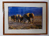 Long Journey - Amboseli NP, Kenya Panorama by Thomas Mangelsen - 1