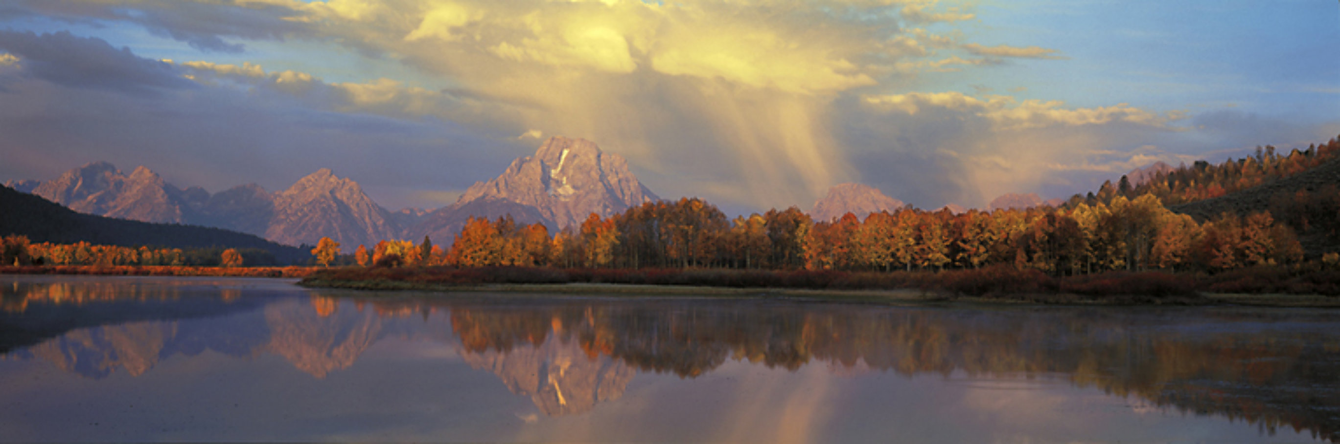 September Showers, Oxbow Bend - Super Huge Panorama by Thomas Mangelsen September Showers, Oxbow Bend - Super Huge Panorama by Thomas Mangelsen