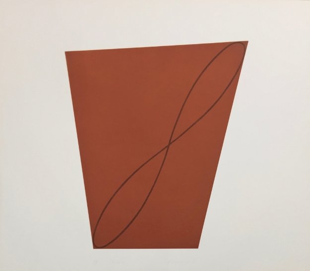 #9 From Attic Series II 1991 Limited Edition Print by Robert Mangold #9 From Attic Series II 1991 Limited Edition Print by Robert Mangold