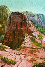 Angels Landing - Utah-  2020 24x36 Original Painting by Joel Mara - 0