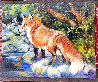 Red Fox 3 2005 16x20 Original Painting by Marcia Baldwin - 2
