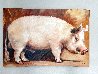 Big Pig 2006 24x36 Original Painting by Marcia Baldwin - 1