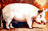 Big Pig 2006 24x36 Original Painting by Marcia Baldwin - 0