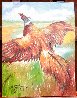 Pheasant Flight 2010 18x14 Original Painting by Marcia Baldwin - 1