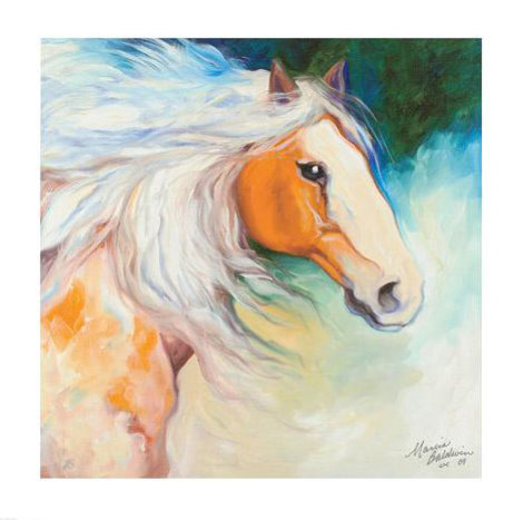 Percheron Draft Horse 2009 Limited Edition Print - Marcia Baldwin