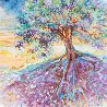Treescape 29x16 Original Painting by Marcia Baldwin - 1