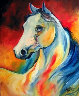 Regal Equine 2008 24x20 Original Painting - Marcia Baldwin Regal Equine 2008 24x20 Original Painting - Marcia Baldwin