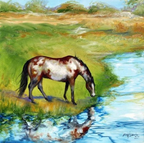 At the Waters Edge 2011 Limited Edition Print - Marcia Baldwin