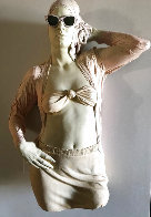 Woman With Glasses Mixed Media Sculpture Edition AP 1984 39 in Sculpture by Marc Sijan - 0 Woman With Glasses Mixed Media Sculpture Edition AP 1984 39 in Sculpture by Marc Sijan - 0