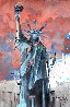 Hard Knox for Lady Liberty 2007 74x50 - Huge Mural Size - NYC - New York Original Painting by Marcus Antonius Jansen - 3