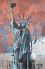 Hard Knox for Lady Liberty 2007 74x50 - Huge Mural Size - NYC - New York Original Painting by Marcus Antonius Jansen - 0