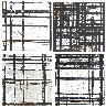 Tiles - Framed Suite of 4 Mixed Media - 1979 HS Limited Edition Print by Brice Marden - 0
