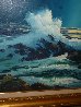 Moonlight South of Kona Hawaii 1963 32x40 Original Painting by Charles S. Marek - 2