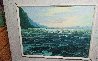 Moonlit Cove, Hawaii 1975 55x44 - Huge Original Painting by Charles S. Marek - 1
