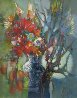 Flower of the Moon 1970 17x14 Original Painting by Rene Margotton - 0 Flower of the Moon 1970 17x14 Original Painting by Rene Margotton - 0