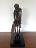 Jodie Bronze Sculpture 1982 - 17 in Sculpture by Isidore Margulies - 4