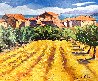 Vista de San Arcangelo 1990 Original Oil Painting by the hand of the artist. 36x42 - Huge Original Painting by Maria Bertran - 0