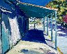 Shadow of Old Awning 1990 30x35 - Key West, Florida By the hand of the artist. Original Painting by Maria Bertran - 0