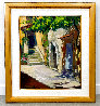 Medieval France 32x26 Original Painting by Maria Bertran - 1