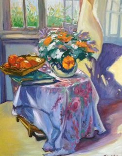 Untitled Still Life 1986 57x47 Super Huge Original Painting - Maria Bertran Untitled Still Life 1986 57x47 Super Huge Original Painting - Maria Bertran
