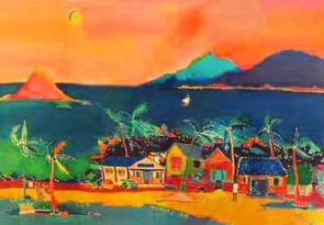 Coconut Bay 1990 Limited Edition Print - Jennifer Markes Coconut Bay 1990 Limited Edition Print - Jennifer Markes