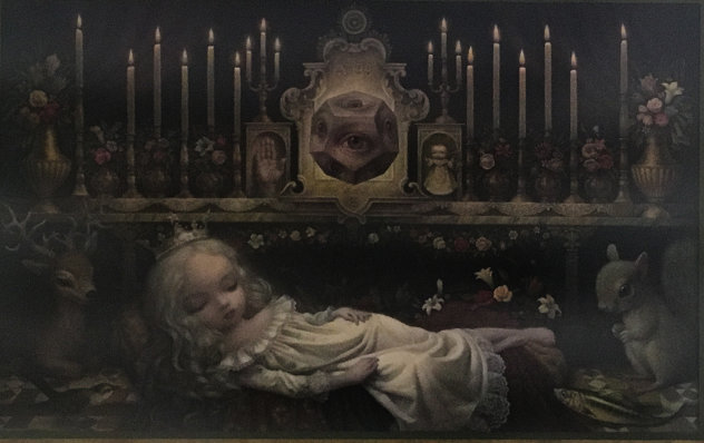 Awakening the Moon Poster 2014 HS Limited Edition Print by Mark Ryden