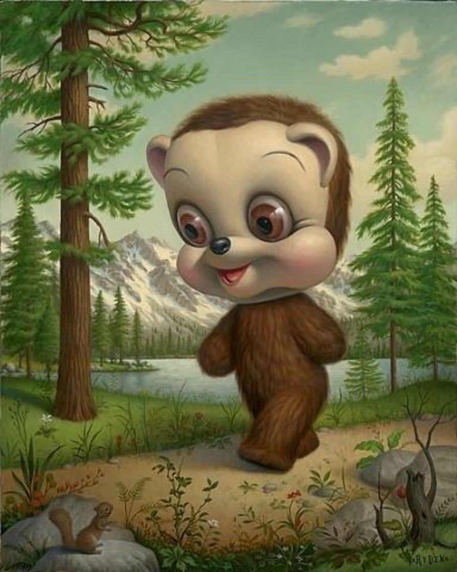 California Brown Bear 2007 Limited Edition Print by Mark Ryden California Brown Bear 2007 Limited Edition Print by Mark Ryden