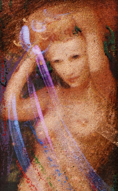 Primavera 2009 Embellished Serigraph  on Panel Limited Edition Print by Csaba Markus