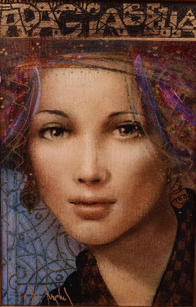 Adagia Bella 2012 18x15 Original Painting - Csaba Markus