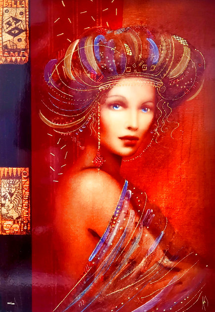 Bella Ina 2017 Embellished Limited Edition Print by Csaba Markus