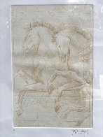 Majestic Chargers 1997 w Drawing on Verso Limited Edition Print by Csaba Markus - 3 Majestic Chargers 1997 w Drawing on Verso Limited Edition Print by Csaba Markus - 3