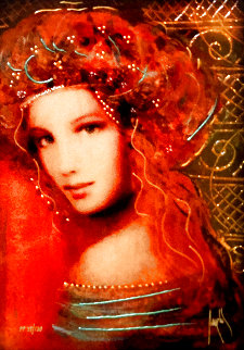 Woman of the Spring PP 2016 Embellished Limited Edition Print - Csaba Markus Woman of the Spring PP 2016 Embellished Limited Edition Print - Csaba Markus