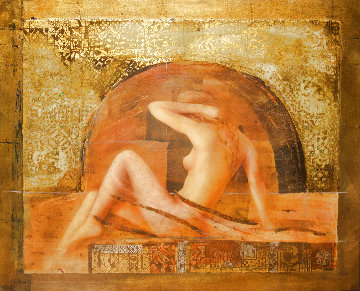 Annabella 1999 35x38 Original Painting - Csaba Markus Annabella 1999 35x38 Original Painting - Csaba Markus