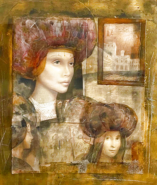 Untitled Painting  57x53 Huge Original Painting by Csaba Markus