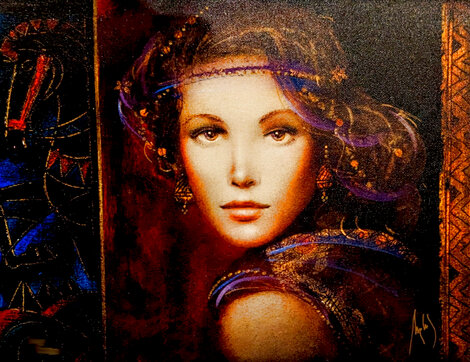 Vermilia 2013 Embellished Giclee on Canvas Limited Edition Print - Csaba Markus