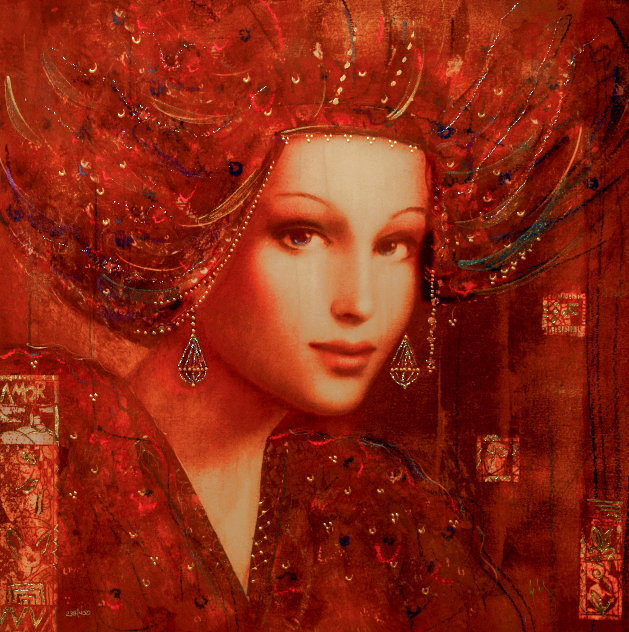 Ciania 2016 Embellished on Wood Limited Edition Print by Csaba Markus