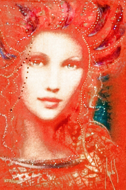 Celestinea - Caldograoh On Wood Limited Edition Print by Csaba Markus