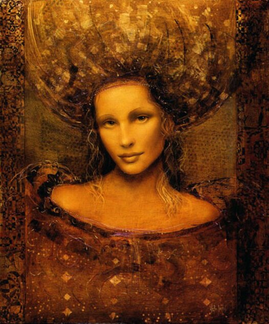 Ladonna AP 1999 - Serigraph on Linen Limited Edition Print by Csaba Markus Ladonna AP 1999 - Serigraph on Linen Limited Edition Print by Csaba Markus