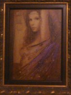 La Femme Suite of 4 Embellished Serigraphs on Wood Panel 2006 Limited Edition Print by Csaba Markus - 5 La Femme Suite of 4 Embellished Serigraphs on Wood Panel 2006 Limited Edition Print by Csaba Markus - 5