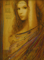 La Femme Suite of 4 Embellished Serigraphs on Wood Panel 2006 Limited Edition Print by Csaba Markus - 3 La Femme Suite of 4 Embellished Serigraphs on Wood Panel 2006 Limited Edition Print by Csaba Markus - 3