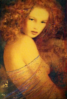 Giselle 1995 Embellished Limited Edition Print - Csaba Markus Giselle 1995 Embellished Limited Edition Print - Csaba Markus