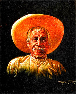 Gringo 1964 27x23 on Velvet Original Painting - Esperanza Martinez Gringo 1964 27x23 on Velvet Original Painting - Esperanza Martinez