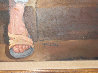 Old Man From Ameca 1969 30x24 Original Painting by Esperanza Martinez - 1 Old Man From Ameca 1969 30x24 Original Painting by Esperanza Martinez - 1